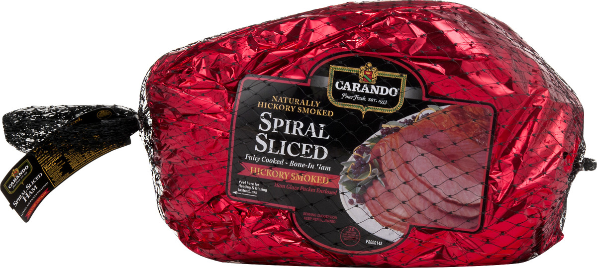 CURED PORK SPIRAL HAM CARANDO