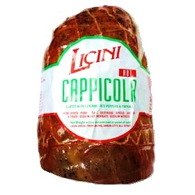 CURED PORK LICINI HOT CAPPICOLA [COPPA]